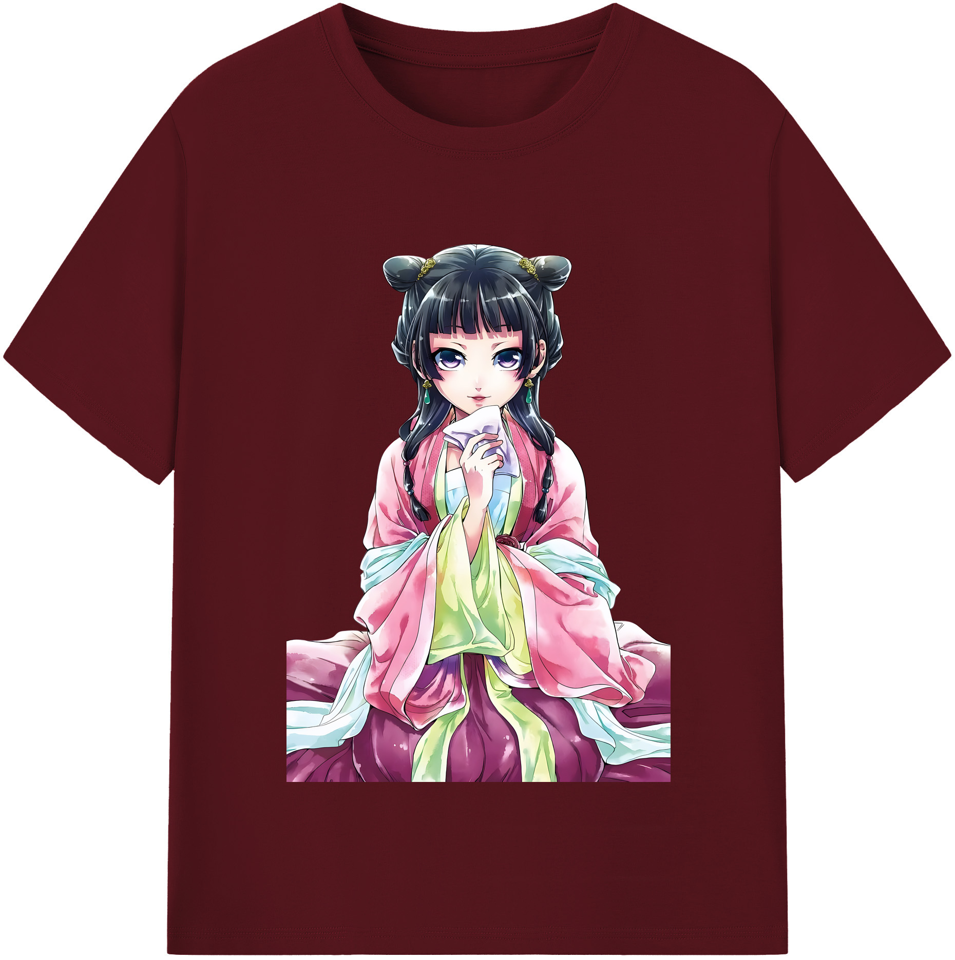 （画像用） 薬屋のひとりごと The Apothecary Diaries 綿100％半袖Tシャツ（フロントプリント）